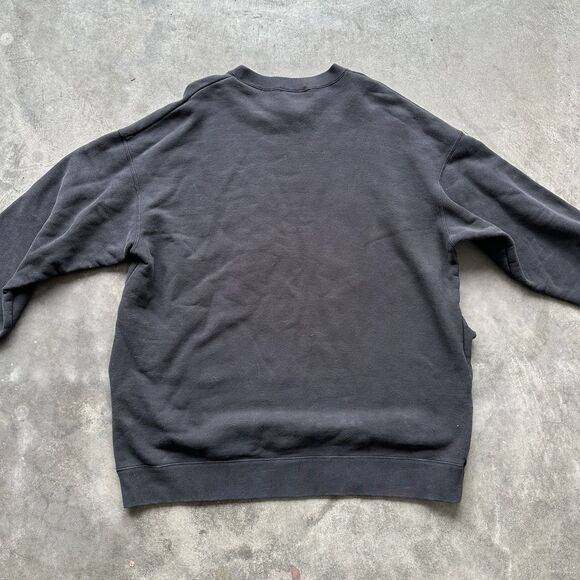 Size XL - UNDERCOVER Jun Takashi Big Sweat U Face Black Crewneck Hoodie USED - Picture 6 of 8